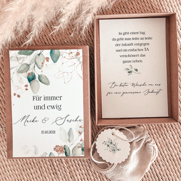 geschenkschachtel geschenkbox geldgeschenk verpackung hochzeit für immer und ewig