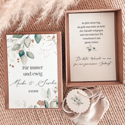 geschenkschachtel geschenkbox geldgeschenk verpackung hochzeit für immer und ewig